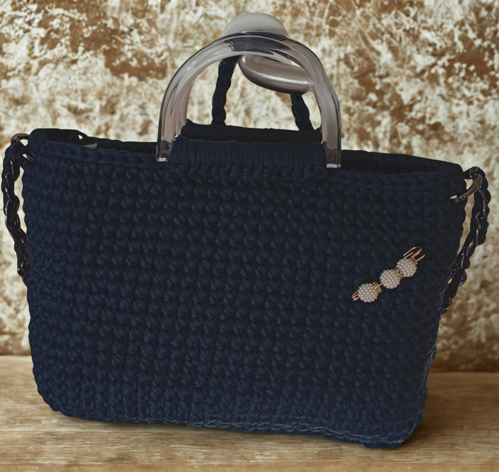 Navy Acrylic